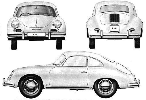 Porsche 356 quatro vistas